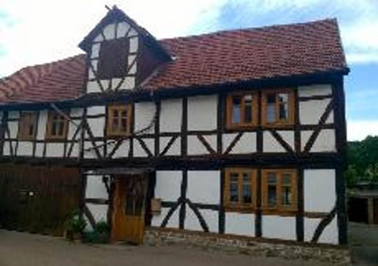Aeltestes Haus In Quentel - Ferienwohnung 1 Mit Kleinem Garten Hessisch Lichtenau Exterior photo