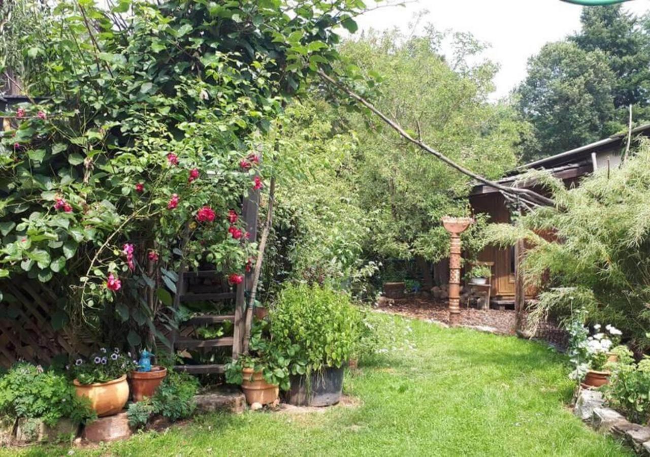 Aeltestes Haus In Quentel - Ferienwohnung 1 Mit Kleinem Garten Hessisch Lichtenau Exterior photo
